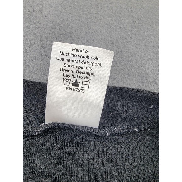 Wickers Shirt Mens XL Black Merino Wool Blend Base Layer Long Sleeve Running USA - Picture 4 of 7